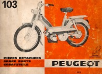 catalogue pièces détachées mobylette Peugeot 103